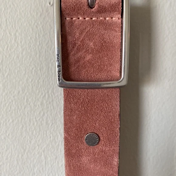Pink Suede Belt - Picture 4 of 5
